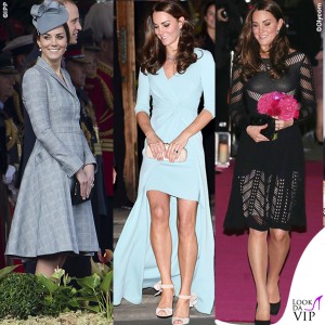Kate Middleton abito Alexander McQueen abito Jenny Packham abito Temperley London