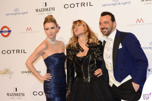 Elena Barolo, Barbara D'Urso e Alessandro Martorana