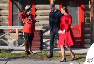 Kate Middleton nella città di Whitehorse