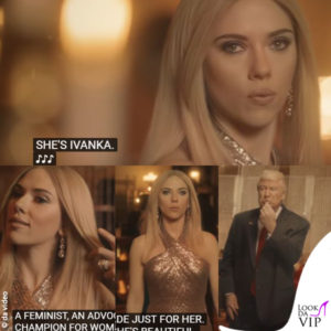 Scarlett Johansson imita Ivanka Trump 