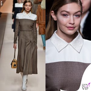 Gigi Hadid sfila per Fendi FW 18-19