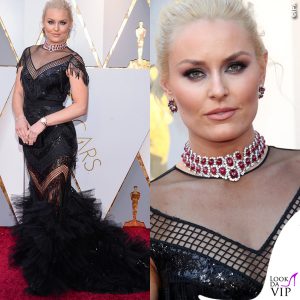 in Christian Siriano e gioielli Bulgari