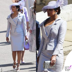 Priyanka Chopra in Vivienne Westwood, cappello Philip Treacy