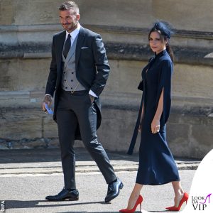 David Beckham (in Dior Homme) e Victoria Beckham (in Victoria Beckham)