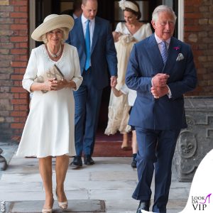 Camilla Parker Bowles, abito Fiona Clare