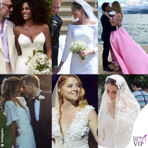 Abiti da sposa vip Kunakey Markle Lagerback Noemi Shaffer Ferragni