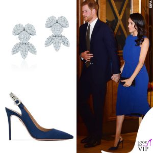 abito Jason Wu, pump Aquazzura, clutch Christian Dior, orecchini Birks