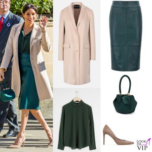 cappotto Emporio Armani, camicia & Other Stories, gonna Hugo Boss, pump Stuart Weitzman, borsa Gabriela Hearst