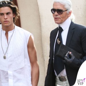 con Baptiste Giabiconi nel 2009
