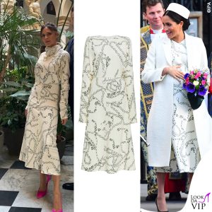 abito Victoria Beckham già indossato da Meghan Markle