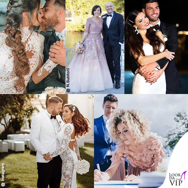 matrimoni vip 2019 Lorella Boccia Debora Pelamatti Clarissa Marchese Alessia Macari eva Grimaldi Imma Battaglia Max Pezzali