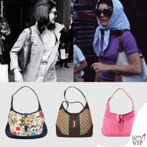 Jackie Kennedy con la Jackie di Gucci
