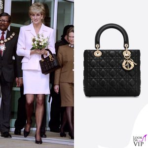 Lady Diana con la Lady Dior