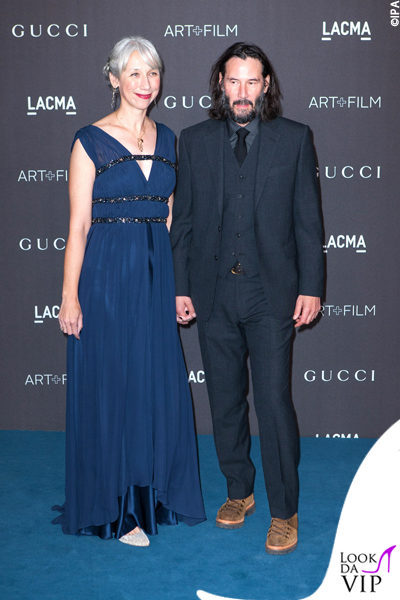 Alexandra Grant e Keanu Reeves sul red carpet