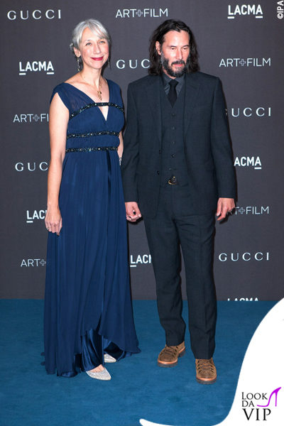 Alexandra Grant e Keanu Reeves sul red carpet