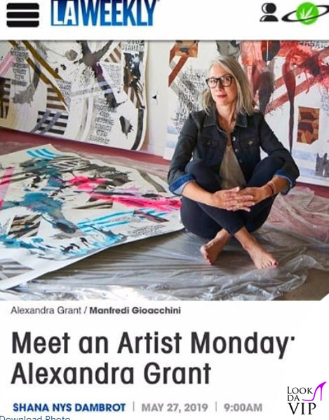 Alexandra Grant intervistata a Los Angeles