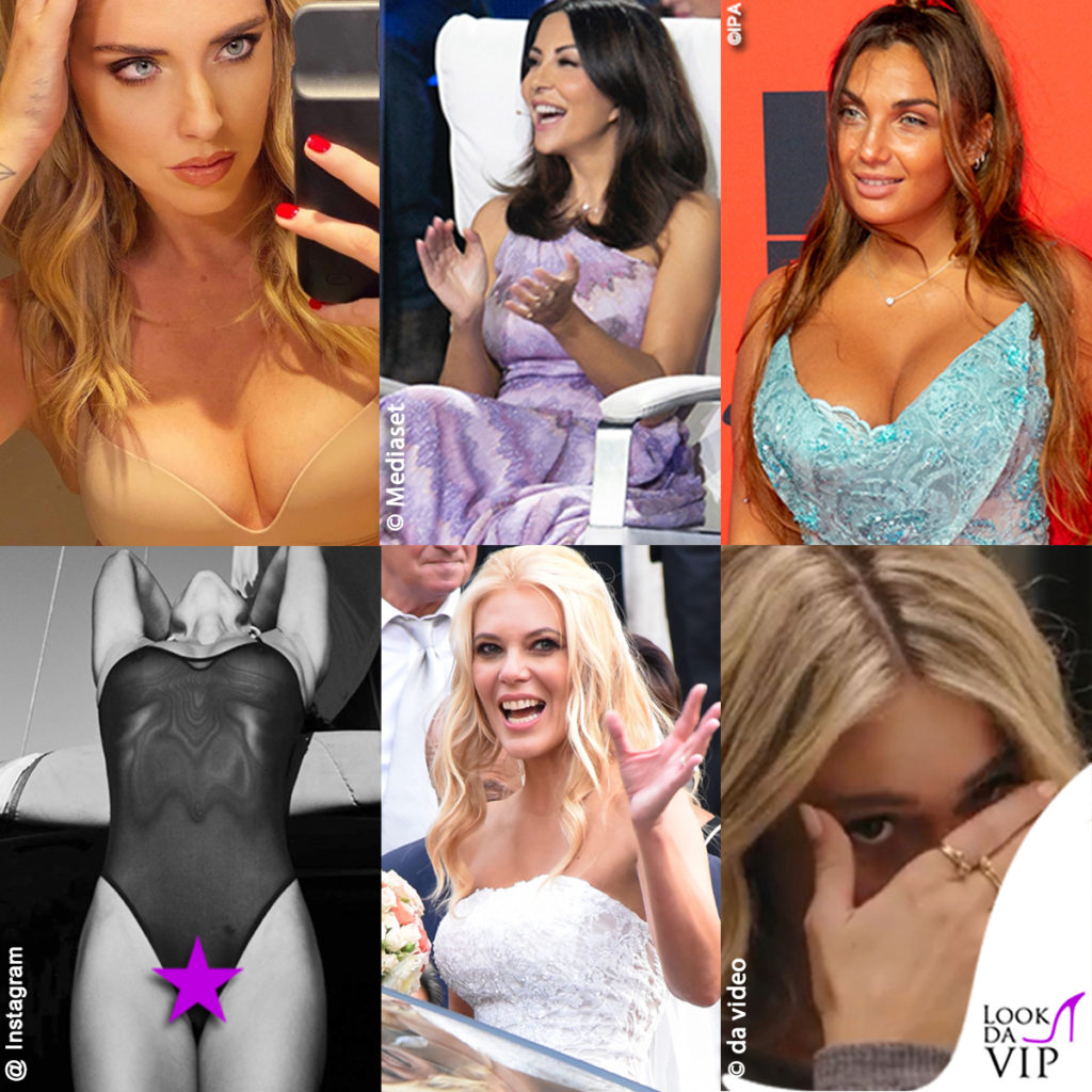 Chiara Ferragni, Sabrina Ferilli, Elettra Lamborghini, Zeta Jones censurata, Eleonora Daniele, Diletta Leotta