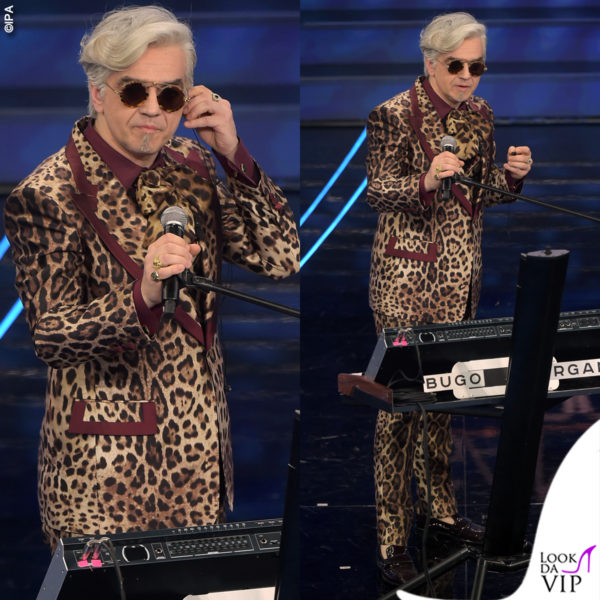 Morgan è graffiante nel completo animalier di Dolce&Gabbana