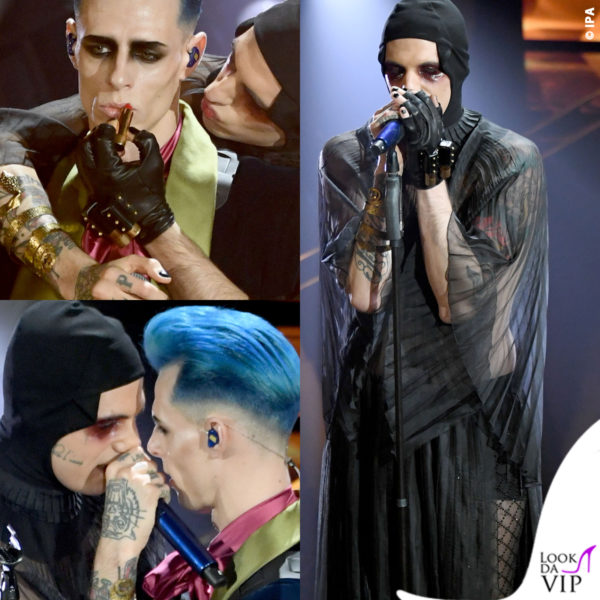 Sanremo 2020 Achille Lauro e Boss Doms