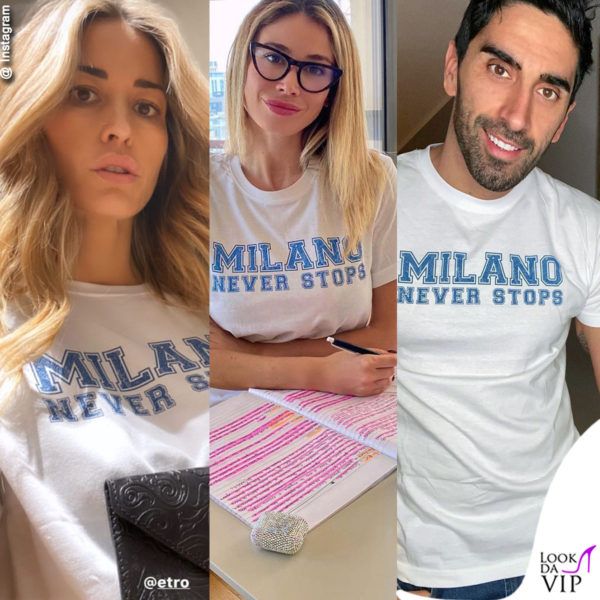 La t-shirt di incoraggiamento a Milano, firmata Etro