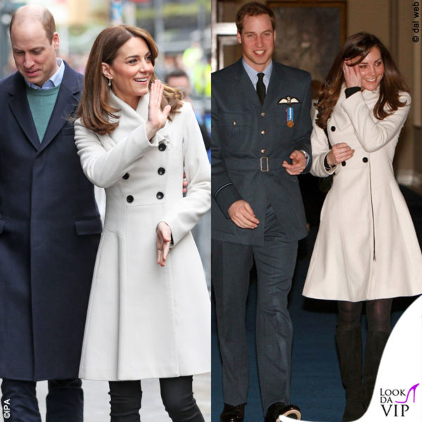 Kate Middleton sfoggia in Irlanda il cappotto Reiss già indossato nel 2008