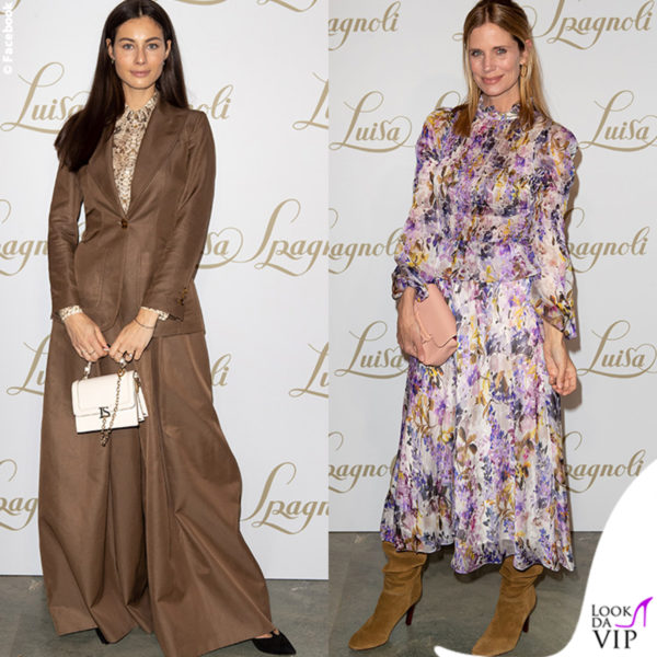 Marica Pellegrinelli e Filippa Lagerback in Luisa Spagnoli