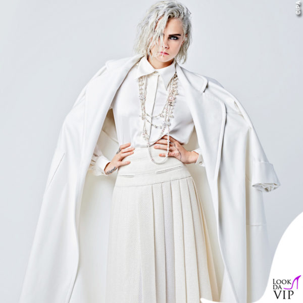 Cara Delevingne in una campagna Chanel nel 2017