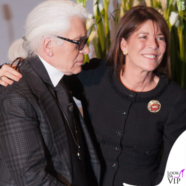 Con Karl Lagerfeld, iconico designer di Chanel scomparso nel 2019