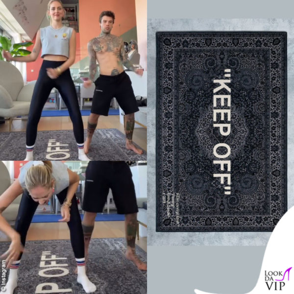 si tratta di una limited edition di Ikea: il tappeto "Keep Off" è progettato da Virgil Abloh, il designer di Off-White 