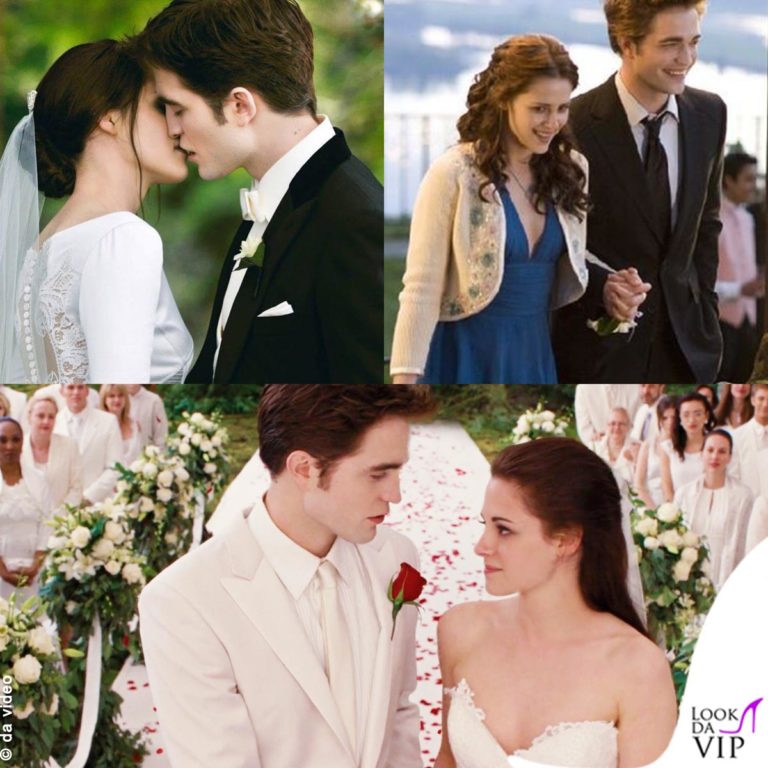 Kristen Stewart nei panni di bella swan e Robert Pattinson nei panni di edward cullen nel film "Twilight"