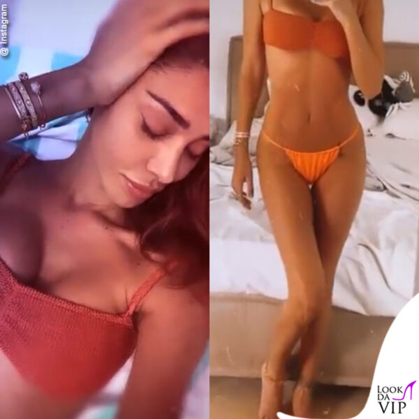 Belen (bikini Me Fui) si è concessa un weekend di relax in agriturismo con il figlio 
