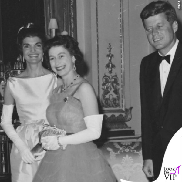 nel 1961 Elisabetta riceve i Kennedy a Buckingham Palace