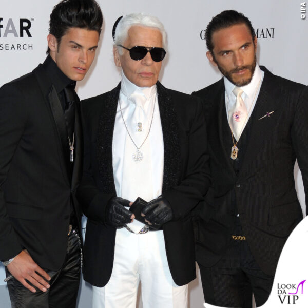 Karl con Baptiste Giabiconi e Sebastien Jondeau