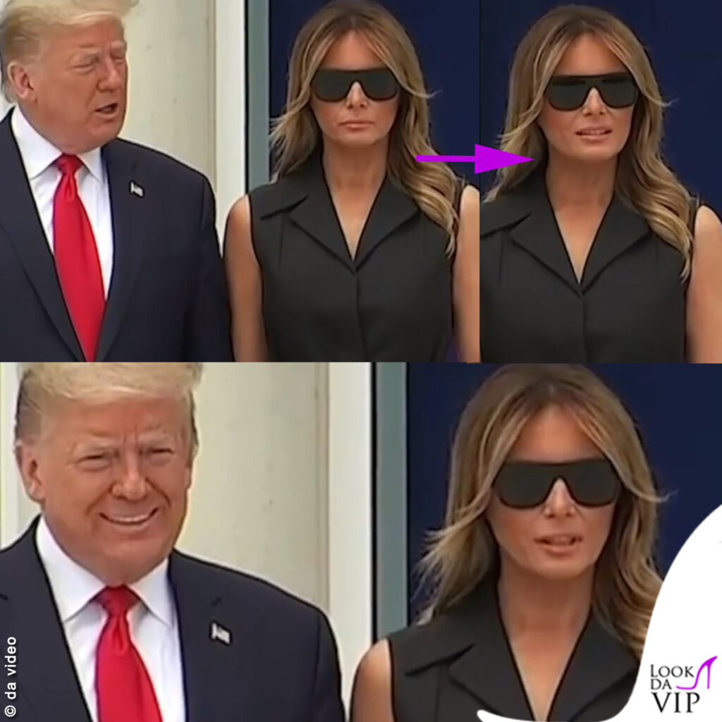 donald e melania trump al santuario di giovanni paolo II