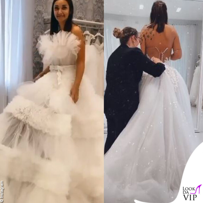 Elettra Lamborghini prova il vestito da sposa 0