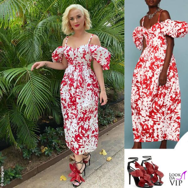 abito Rosie Assoulin, sandali Giuseppe Zanotti