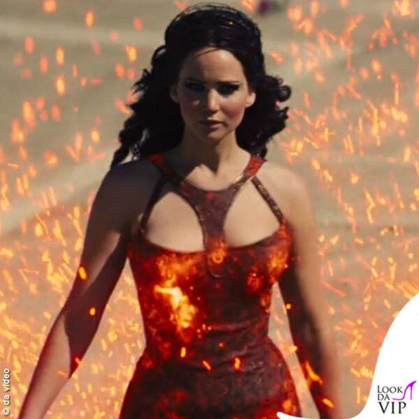 L'abito di fiamme è uno dei più celebri di Hunger Games