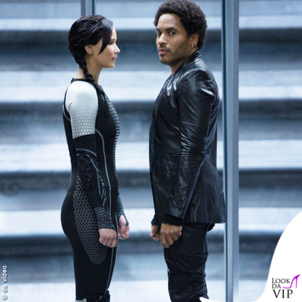Lo stilista Cinna (Lenny Kravitz) è vestito iRick Owens