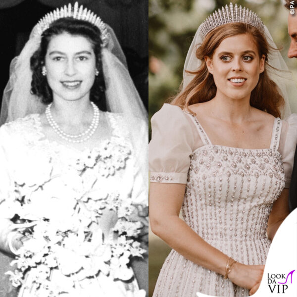 Elisabetta e Beatrice con la Fringe Tiara