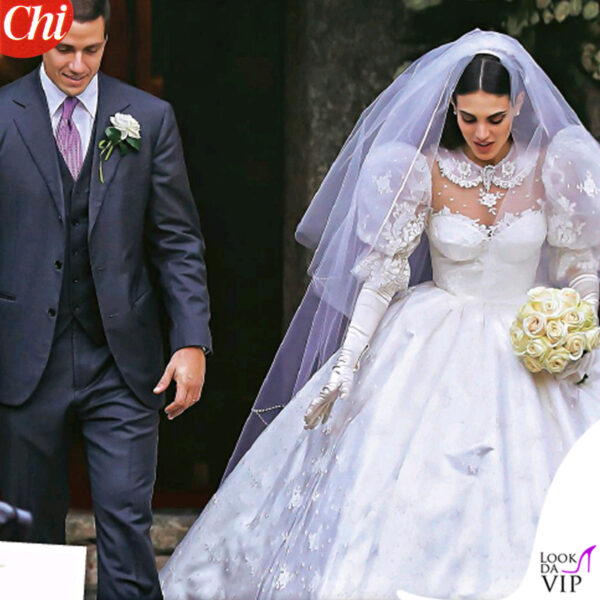Ecco gli sposi Luigi Berlusconi e Federica Fumagalli 