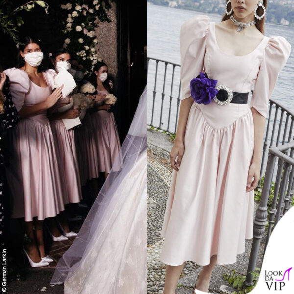 Per le damigelle dei vestiti rosa Alessandra Rich appartenenti alla collezione estiva
