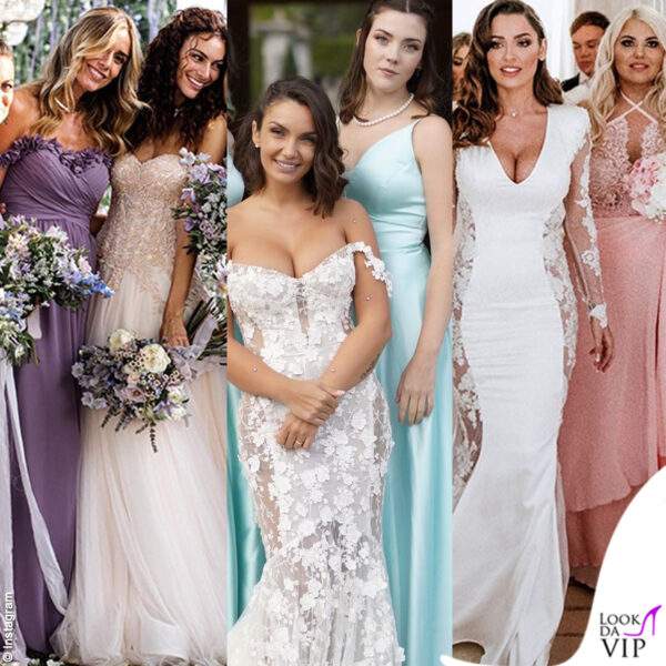 damigelle della sposa elettra lamborghini alessia macari paola turani