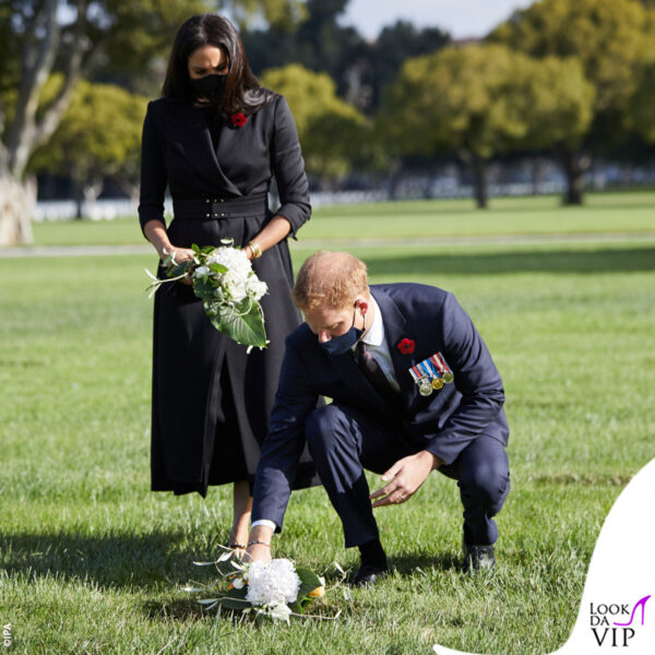 Meghan e Harry al National Cemetery di Los Angeles 