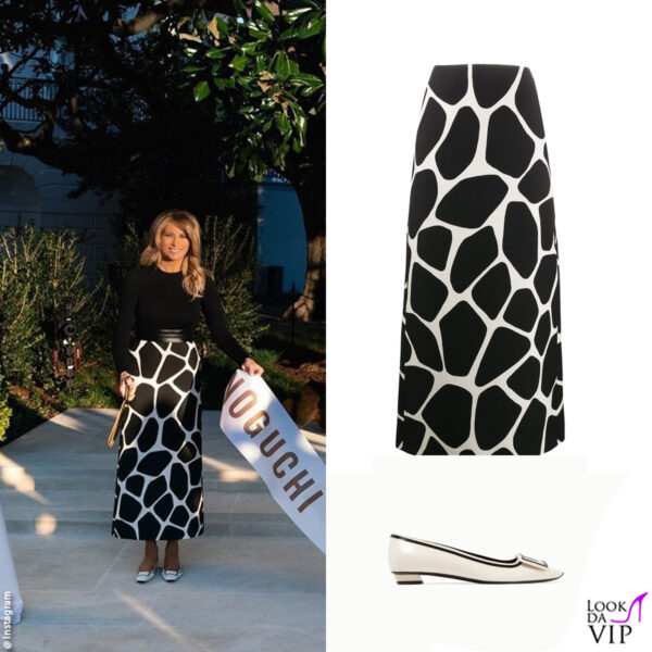 gonna Valentino, scarpe Roger Vivier