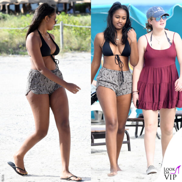 Sasha in spiaggia a Miami 