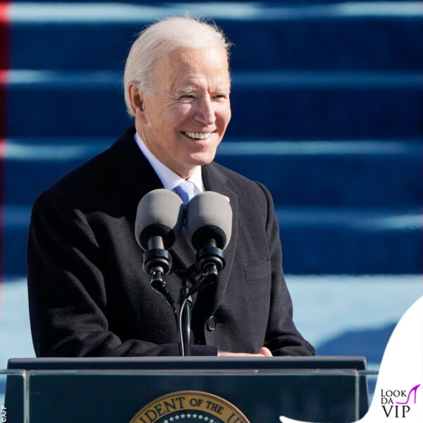 Joe Biden durante il suo discorso 