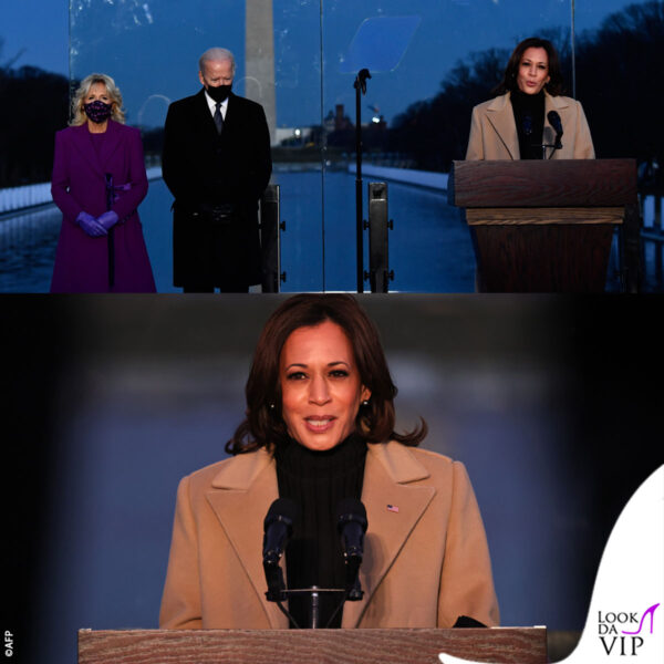 kamala harris lancia messaggi attraverso i look