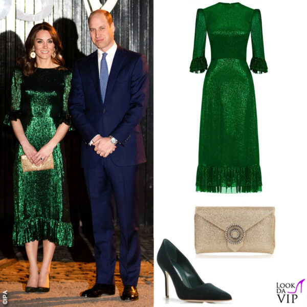 abito The Vampire's Wife, pump Manolo Blahnik, clutch Wilbur and Gussie