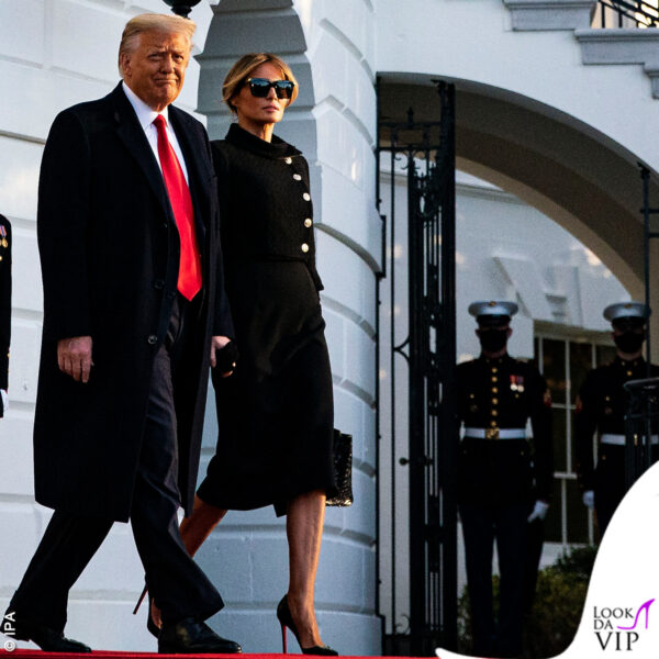 E' l'ultima "passerella" di Melania Trump