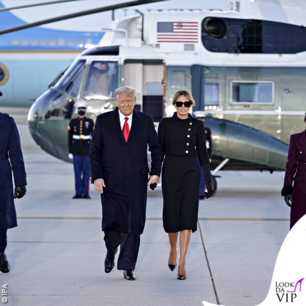 Ultimo volo presidenziale per i Trump 